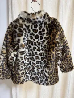 H&M ヒョウ柄コート 116cmのサムネイル