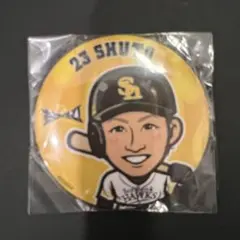 【周東佑京】2022年福岡ソフトバンクホークス若鷹ガチャ缶バッチ