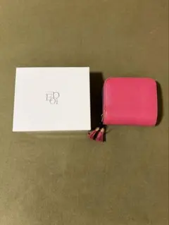 エポイ 二つ折り財布 牛革 ピンク色のサムネイル