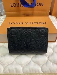 LOUIS VUITTON ブラック 二つ折り財布
