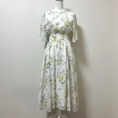 ノエラ　花柄　ロングワンピース　春　大人　上品　清楚　ワンピース　可憐