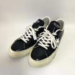 CONVERSE日本製ワンスター ONE STAR 黒レザー25.5㎝