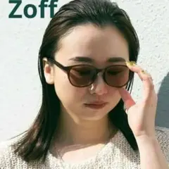 Zoff ウェリントン型　調光サングラス　プラスチックフレーム　紫外線対策のサムネイル