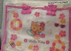 日焼けキティ　くじ　クリアトートバッグ　レジャーシート　セット　新品未開封