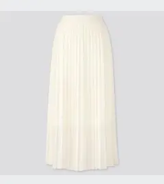 ユニクロ　シフォンプリーツロングスカート