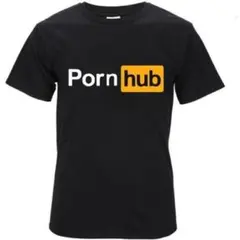 PornHub Tシャツ 黒 M ポルノハブ ジョーク　面白