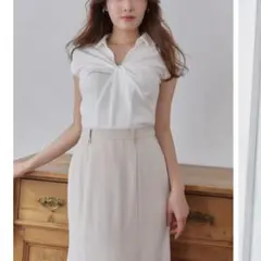 ［FOR HER］Twist French Sleeve Topのサムネイル