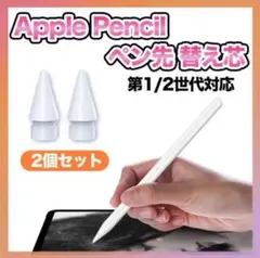 2個 Apple pencil 替え芯 ペン先 アップルペンシル 交換 iPad