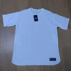 タグ付き　アンダーアーマー　半袖Tシャツ　UA Cotton　ホワイト　美品　白のサムネイル