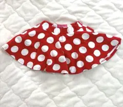 ディズニーリゾート公式　ミニーちゃん　スカート　フリル　110