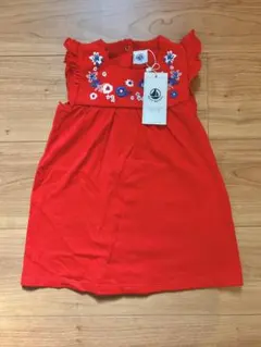 【新品】petit bateau 18m 刺繍ワンピースのサムネイル