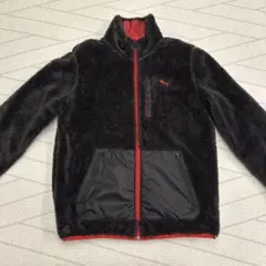 PUMA リバーシブル ボア ナイロン ジャケット 黒/赤 M