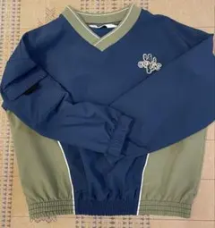 H&M ネイビー/オリーブ アウタートレーナー 120cm