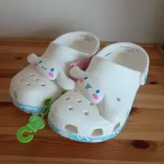 22cm クロックス シナモロール クラシック クロッグ ジュニア キッズ
