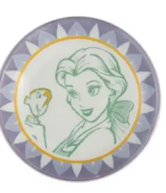 ディズニープリンセス　一番くじ　ベル　美女と野獣　皿　プレート　陶器　チップ