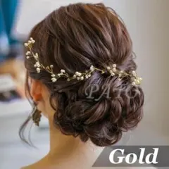 小枝 ビジュー ヘッドドレス★シルバー★ブライダル ヘアアクセサリー 髪飾り
