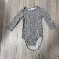 MINGO ドット柄 長袖ボディスーツ 0-6ヶ月