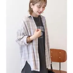 週末セール　アメリカンホリック　イージーケアチェックシャツ360°着こなしシャツ