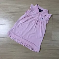 POLO RALPH LAUREN フリルポロシャツ 120cm ピンク