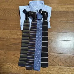 TAKEO KIKUCHI他ニットネクタイ4本セット
