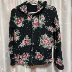 パーカー 花柄