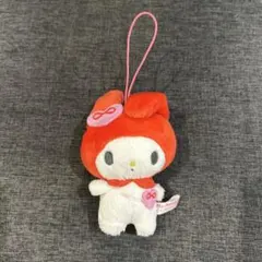 マイメロディ ぬいぐるみ　仲良しポシェットマスコット