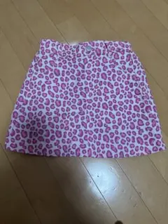 HELLO KITTY ハローキティ レオパード柄 スカート 130cm ピンク