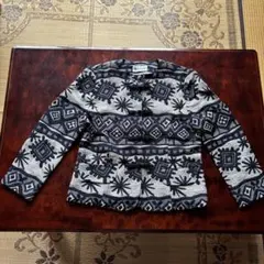 幾何学模様刺繍カジュアルジャケット
