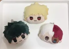 僕のヒーローアカデミア フェイス ぬいぐるみ キーホルダー 緑谷 爆豪 轟