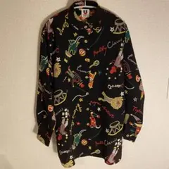 BALLY バリー　カラフルサーカス柄長袖シャツ M