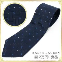 RALPH LAUREN ラルフローレン ネクタイ ネイビー ドット ビジネス