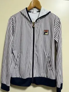 FILA ストライプ フード付きジャケット XLサイズ