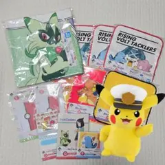 ポケモン 一番くじ ラストワン賞 キャプテンピカチュウぬいぐるみ ビッグタオル