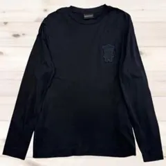 エンポリオアルマーニ ロンT マンガベア M 黒 クマ 刺繍 カットソー 長袖のサムネイル