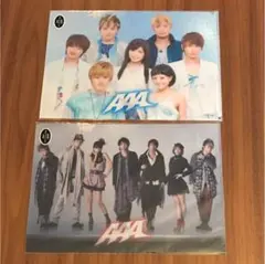 【未開封】AAA クリアファイル 2枚セット