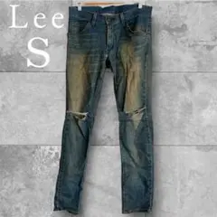 Lee リー ライトブルー ストレートスリムデニム Sサイズ