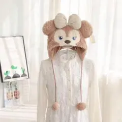 シェリーメイ ぬいぐるみ ファンキャップ もこもこ帽子 ポンポン付き