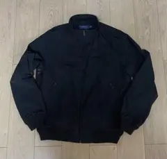 Polo Ralph Lauren ハリントンジャケット　黒ポニー刺繍ロゴ M