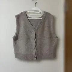 niko and... グレー ニットベスト M