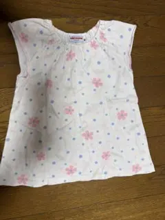 miki HOUSE 花柄ワンピース 80サイズ