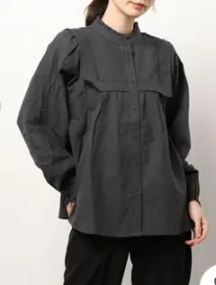 Samansa Mos2☆サマンサモスモス・スクエア切替レースブラウス