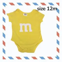 m&m's ロンパース　12mのサムネイル