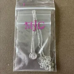 MJC ネックレス シルバーカラー 一粒石
