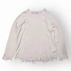archive damage long sleeve ダメージ　カットソー