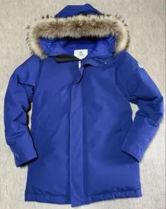 ピレネックス PYRENEX アヌシー ファー ダウンジャケット ブルー M