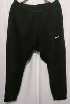 ナイキ　NIKE　スウェットパンツ　ジョガーパンツ　フレンチテリー　裏起毛　黒