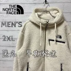 希少サイズ THE NORTH FACE ボアジャケット ホワイト 2XL
