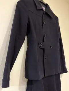 フォーマル　カジュアル　ネイビー スカート　 スーツ 上下セット 新品未使用