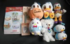 ディズニー　ドナルド　グッズ　まとめ売り　ドナルド　ぬいぐるみ　デイジーセット