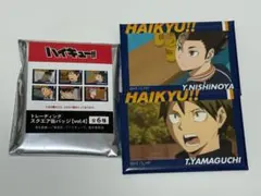 ハイキュー!! トレーディング缶バッジ　西谷夕　山口忠　セット　烏野高校